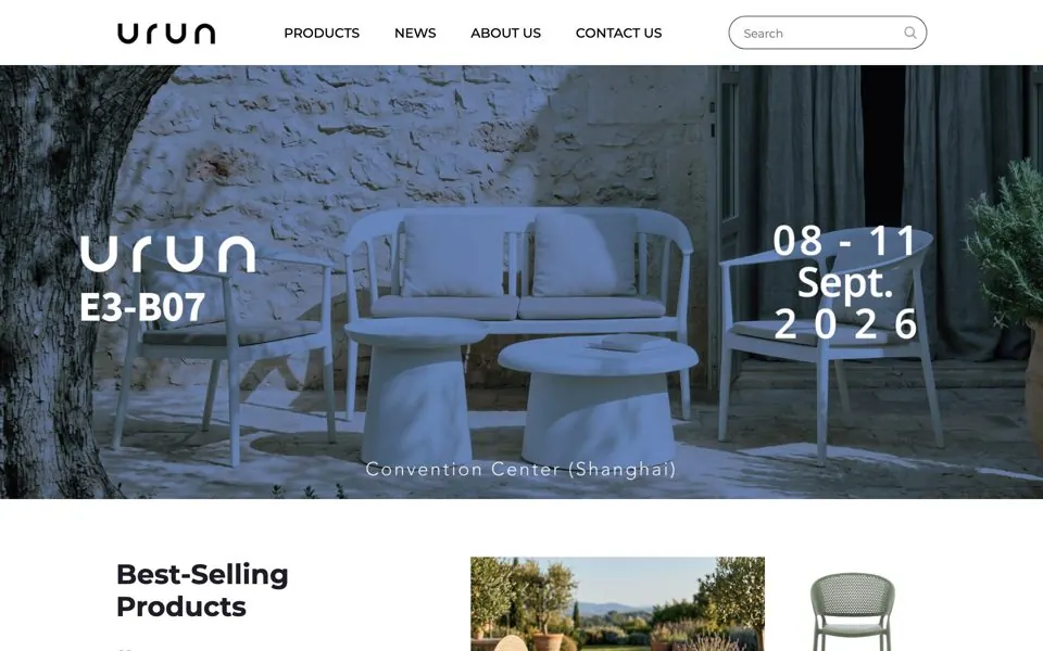 urunfurniture.com网站预览